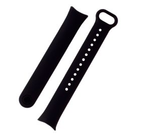 Ремешок для Mi Band 8 ZIBELINO силиконовый черный