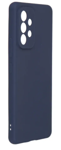Бампер Samsung A53 (A536) ZIBELINO Soft Matte синий защита камеры