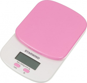 Весы кухонные электронные STARWIND SSK2157 розовый