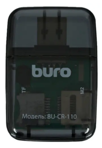 Карт-ридер Buro BU-CR-110 черный