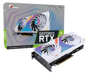 Видеокарта Colorful PCI-E GeForce RTX 3050 Ultra W DUO OC 8G-V