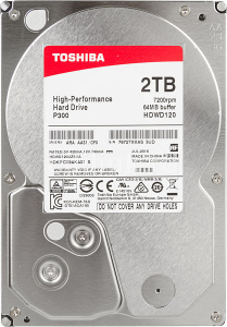 HDD SATA 2TB TOSHIBA HDWD120EZSTA P300 (7200rpm) 64Mb