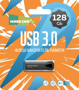 Карта USB3.0 128 GB MORE CHOICE MF128m черный