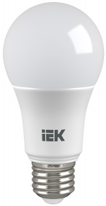 Лампочка E27 светодиод. IEK 13Вт(1170Lm) А60 холодный свет 4000K  LLE-A60-13-230-40-E27