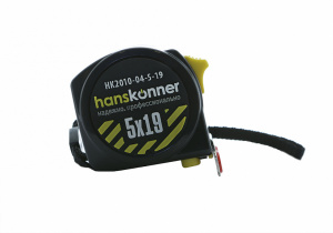 Рулетка Hanskonner суперкомпакт 5 м*19 мм (HK2010-04-5-19)