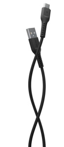 Кабель USB 2.0 A вилка - Type C 1 м More choice K16a (Black)