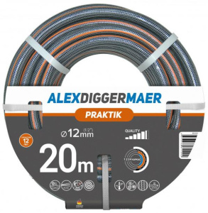 Шланг поливочный Alex Diggermaer PRAKTIK 1/2" 20 м четырехслойный армированный (AD21220)