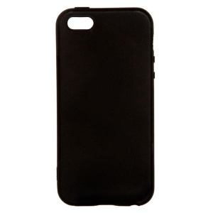 Бампер Apple IPhone 5/SE ZIBELINO Soft Case черный