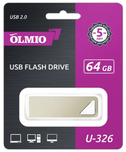 Карта USB2.0 64 GB OLMIO U-326