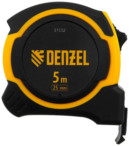 Рулетка Denzel 5м x25 мм.магнитный зацеп.(31532)