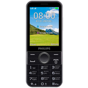 Сотовый телефон Philips E580 DS Black