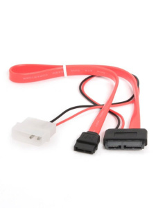 Переходник Molex + SATA - SATA slim + питание