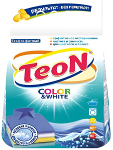 Стир.порошок Teon 0.35 кг универсальный Color & White