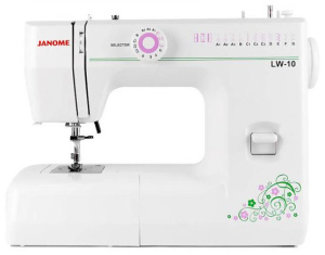 Швейная машина JANOME LW-10 белый