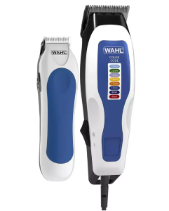 Машинка для стрижки Wahl Color Pro Combo 1395.0465 синий/белый + триммер