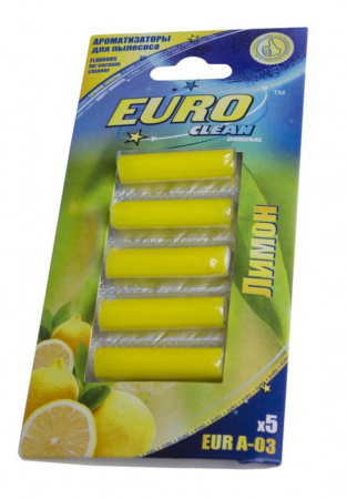 Ароматизатор EURO CLEAN EUR A-03 лимон для пылесоса
