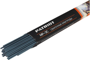 Электроды PATRIOT МР-3С, диам. 3,0мм, длина 350мм, уп. 1кг (605012005)