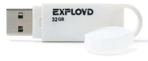 Карта USB2.0 32 GB EXPLOYD 570 белый