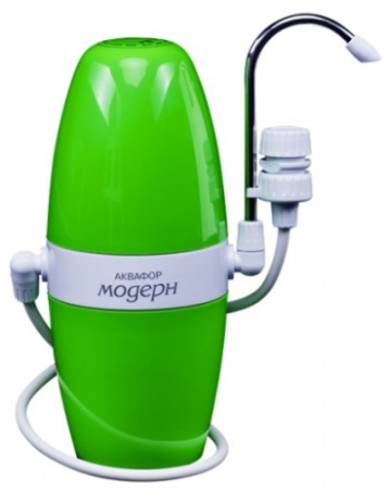 Фильтр для воды проточный АКВАФОР Модерн зеленый