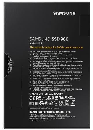 SSD М.2 250Gb Samsung MZ-V8V250BW 980