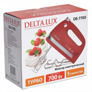 Миксер DELTA LUX DE-7705 красный