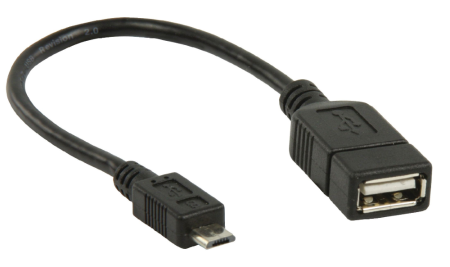 Кабель USB 2.0 A розетка - miniUSB OTG Partner