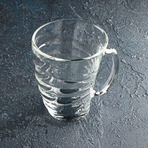 Кружка 320 мл "Шейп Абонданс", с полосами, стекло (9315360 )