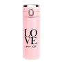 Термокружка МАСТЕР К "Simple Love your Life", 420 мл, сохраняет тепло 8ч, термометр, розовая (7073789)