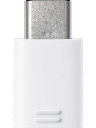 Переходник microUSB - Type C SAMSUNG EE-GN930KWRGRU за 1шт белый