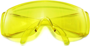 Очки защитные СИБРТЕХ ,открытого типа, желтые, ударопрочн.(89157)