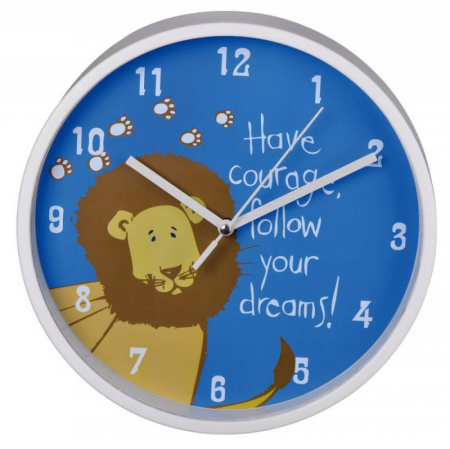 Часы настенные Hama Lion H-123170 синий