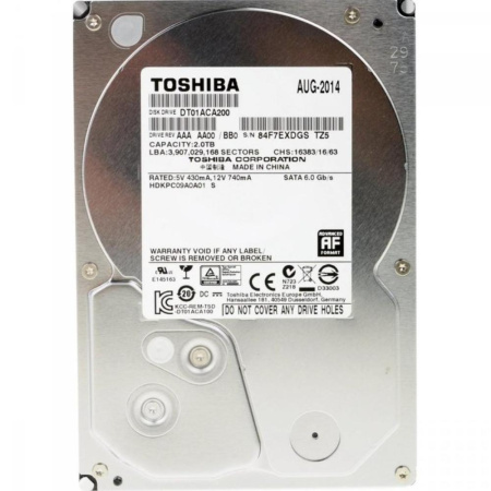 HDD SATA 2Tb Toshiba HDKPC09A0A01 (7200rpm) 64Mb