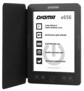 Книга электронная DIGMA E656 темно-серый