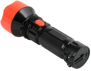 Фонарь SIMA аккумуляторный, 1 LED, от сети, красный/черный (1134489)