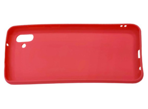 Бампер Samsung Galaxy A04 4G ZIBELINO Soft Matte с микрофиброй красный