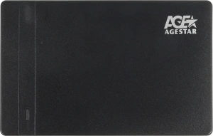 Внешний корпус AgeStar 3UB2P3 SATA III пластик черный 2.5"