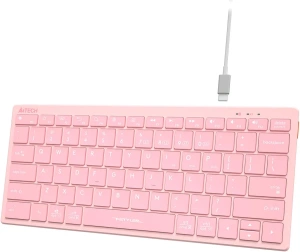 Клавиатура A4 Fstyler FBX51C розовый