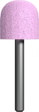 Шарошка абразивная ПРАКТИКА по металлу, закругленная 25х25х6 мм (641-152)