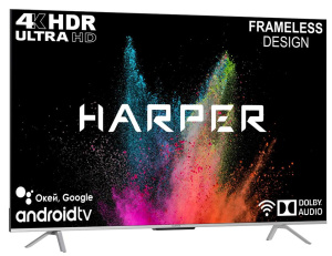 TV LCD 75" HARPER 75U770TS UHD-SMART Безрамочный