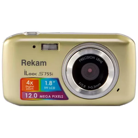 Фотокамера цифровая REKAM iLook S755i  шампань