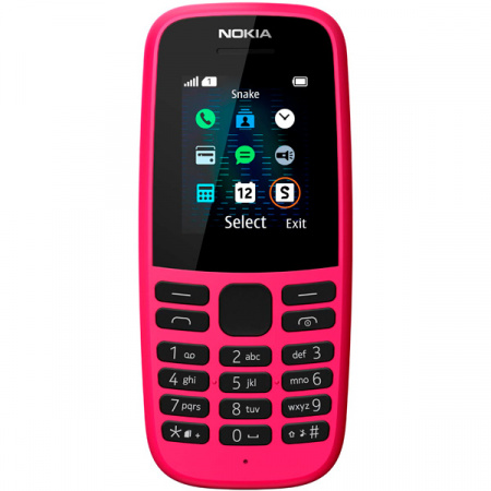 Сотовый телефон Nokia 105 SS Pink