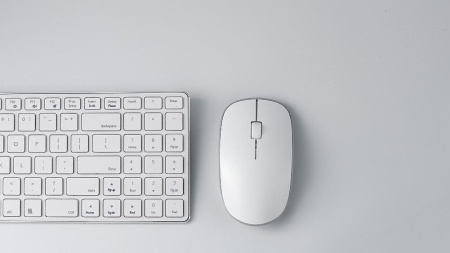 Клавиатура + мышь Rapoo 9300M белый USB беспроводная Multimedia