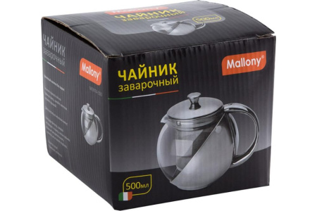 Чайник заварочный MALLONY MENTA-500 500 мл 910109