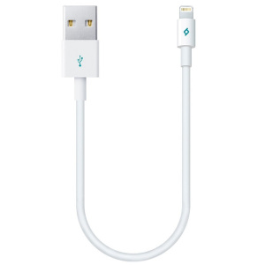 Кабель USB 2.0 A вилка - 8pin 0.3 м TFN (2DK7512B) MFI белый