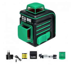 Уровень лазерный ADA Cube 2-360 Green Professional Edition (А00534)