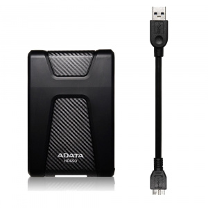 HDD USB 1Tb A-DATA AHD650-1TU31-CBK DashDrive Durable 2.5" черный