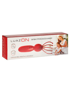 Массажер LUAZON LEM-35, электрический, красный (2672152)