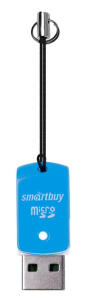 Карт-ридер SMARTBUY SBR-706-B MicroSD голубой