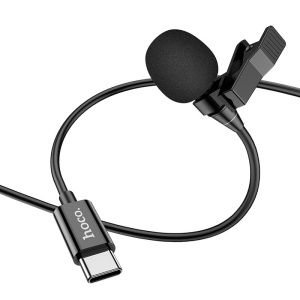 Микрофон компьютерный Hoco L14 Type C Black
