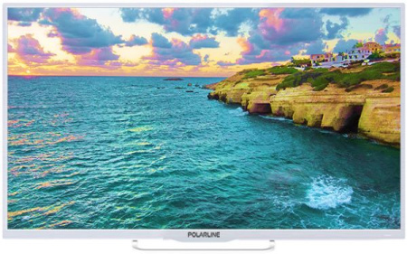 TV LCD 40" POLARLINE 40PL53TC-FHD белый